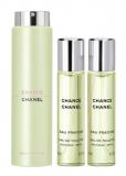 Chanel Chance Eau Fraiche Eau Toilette Twist and Spray - Woda toaletowa z etui 3x20ml